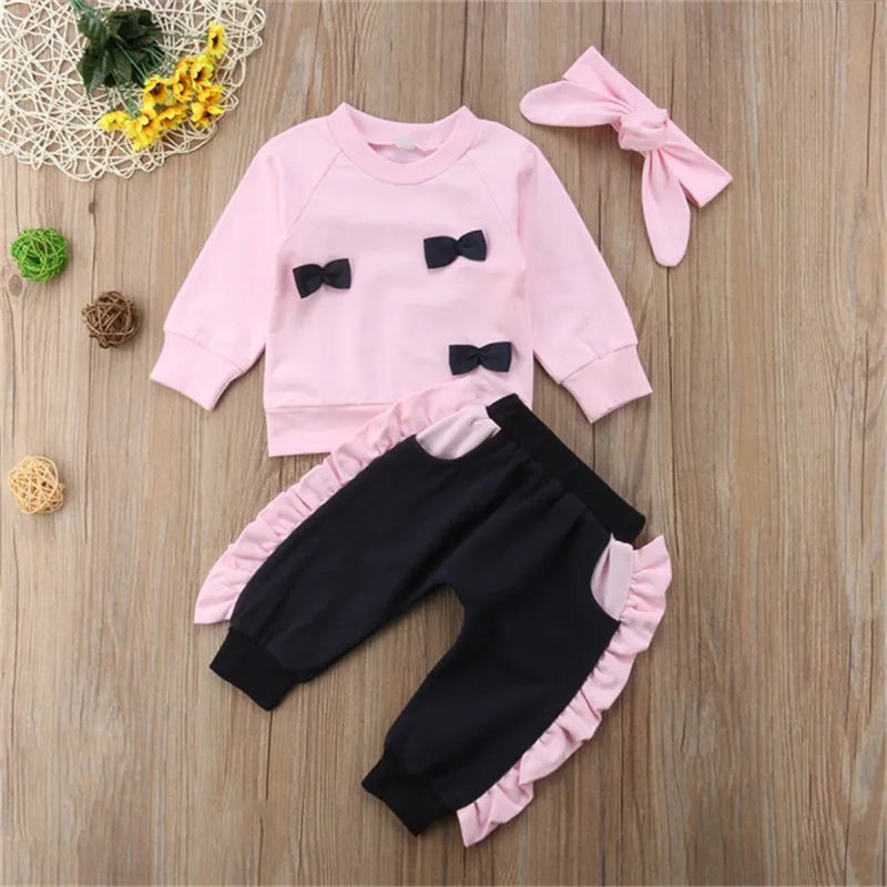Baby Girl Clothes Suits Cotton Spring Autumn Kids Sport Suit Tshirt + Pants+Headband 3Pcs Kids Clothes Suits Baby Girl Outfits
Baby Girl Clothes Suits Cotton Spring Autumn Kids Sport Suit Tshirt + Pants+Headband 3Pcs Kids Clothes Suits Baby Girl Outfits