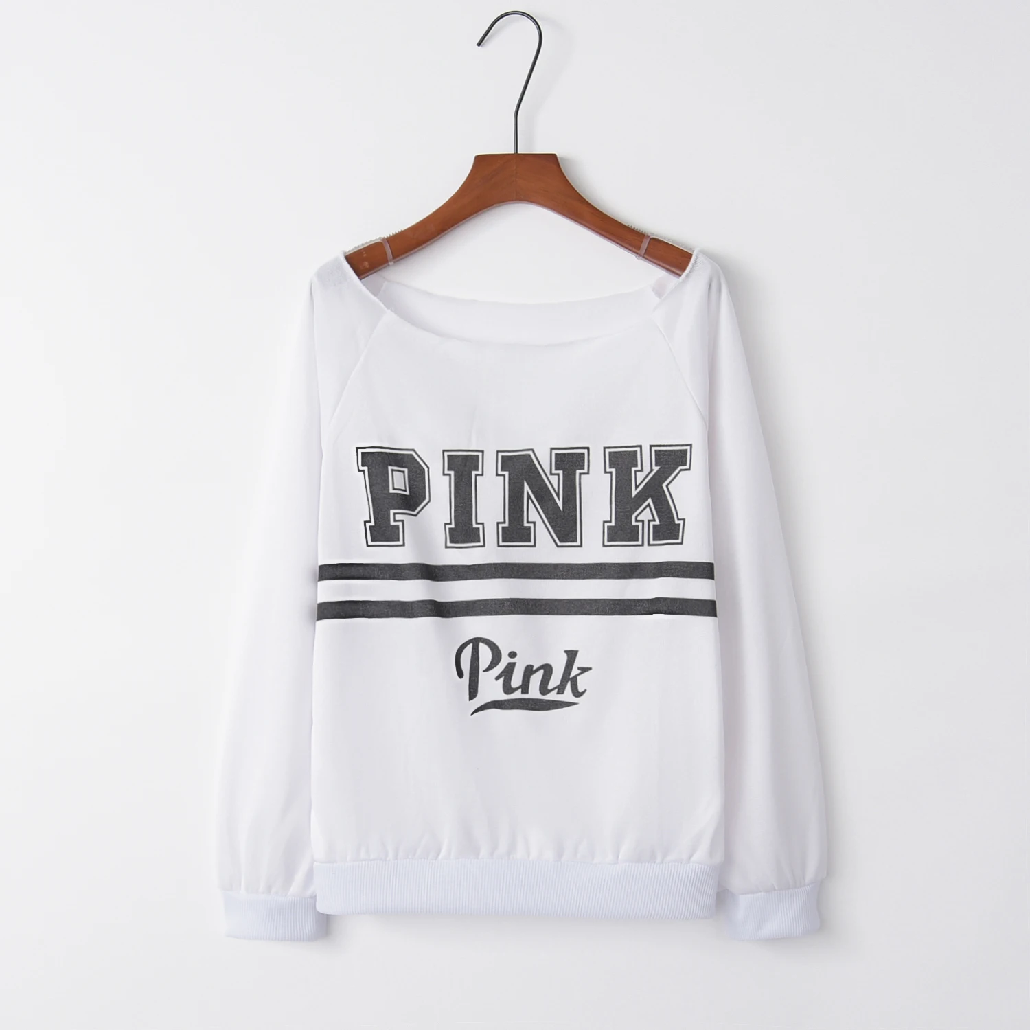 2017 Sailor Sf9 New Autumn Loose English Alphabet Printing With One-character Collar And Shoulder-bare
2017 Sailor Sf9 New Autumn Loose English Alphabet Printing With One-character Collar And Shoulder-bare