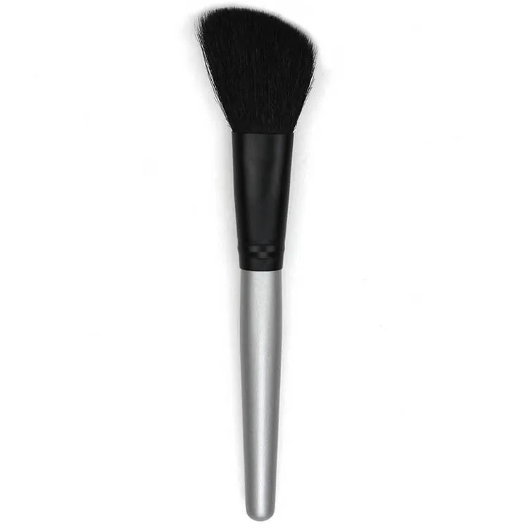 

BBL 1pcs Goat Hair Reals Soft Angle Contour Powder Foundation Blush Brush Senior Ash Makeup Brush Professional Pincel Maquiagem