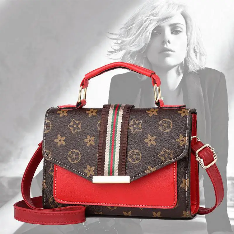 Women's handbag 2019 Spring and Summer New Print Small Square Bag Lady Old Flower Contrast Shoulder Diagonal Cross Bag
Women's handbag 2019 Spring and Summer New Print Small Square Bag Lady Old Flower Contrast Shoulder Diagonal Cross Bag