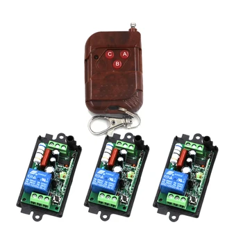 Free shipping Wholesale AC110V 220V 10A relay 1CH wireless RF Remote Control Switch 1 Transmitter+3 Receiver SKU: 5422
Free shipping Wholesale AC110V 220V 10A relay 1CH wireless RF Remote Control Switch 1 Transmitter+3 Receiver SKU: 5422