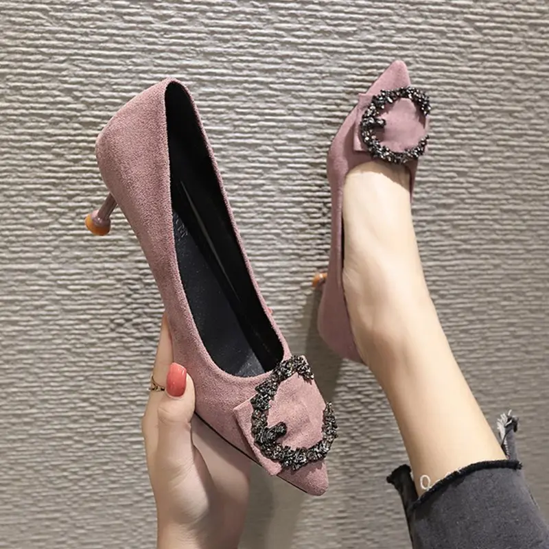 Small fresh women's shoes high heels female Korean version 2019 girls new wild spring pointed stiletto shallow mouth single shoe
Small fresh women's shoes high heels female Korean version 2019 girls new wild spring pointed stiletto shallow mouth single shoe