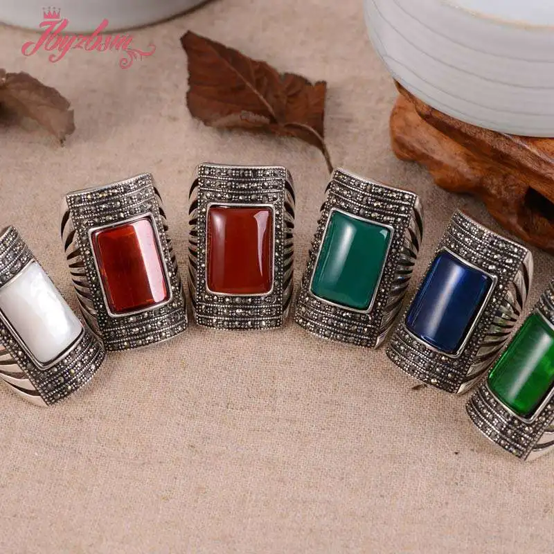 13x22mm Rectangle:Crystal ,Agat Stone Inlaid Marcastie Tibetan Silver Classical Ring 1 Pc #7-#9,Send Random Size Free Shipping
13x22mm Rectangle:Crystal ,Agat Stone Inlaid Marcastie Tibetan Silver Classical Ring 1 Pc #7-#9,Send Random Size Free Shipping