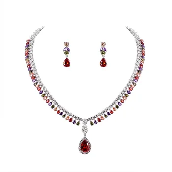 WEIMANJINGDIAN Elegant Countless Teardrop Cubic Zirconia Tennis Necklace & Earring Wedding Bridal Jewelry Set for Women or Party
WEIMANJINGDIAN Elegant Countless Teardrop Cubic Zirconia Tennis Necklace & Earring Wedding Bridal Jewelry Set for Women or Party