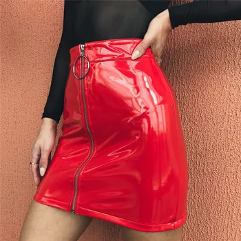 Hot Selling Sexy Women Bandage PU Leather Mini Skirts Zipper Style High Waist Sexy Skirts Clothes For Ladies
Hot Selling Sexy Women Bandage PU Leather Mini Skirts Zipper Style High Waist Sexy Skirts Clothes For Ladies