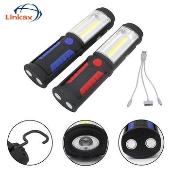 Portable USB Rechargeable COB LED FlashLight Super Bright Pen Pocket Work Lamp Inspection Lights Magnet Torch Chip Flash Light
Portable USB Rechargeable COB LED FlashLight Super Bright Pen Pocket Work Lamp Inspection Lights Magnet Torch Chip Flash Light