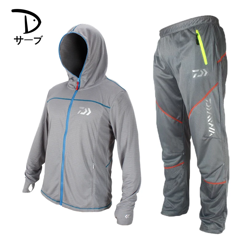 2018 DAIWA NEW Fishing clothes summer Sunscreen suit Breathable Mesh Quick dry DAIWAS coat Long sleeve Hooded DAWA Free shipping
2018 DAIWA NEW Fishing clothes summer Sunscreen suit Breathable Mesh Quick dry DAIWAS coat Long sleeve Hooded DAWA Free shipping