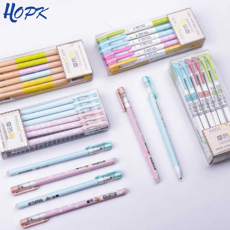 12 Pcs/box Cute Erasable Pen Washable Handle 0.5mm Blue ink Refill Ballpoint Pen for Shool Office Writing Exam Stationery
12 Pcs/box Cute Erasable Pen Washable Handle 0.5mm Blue ink Refill Ballpoint Pen for Shool Office Writing Exam Stationery