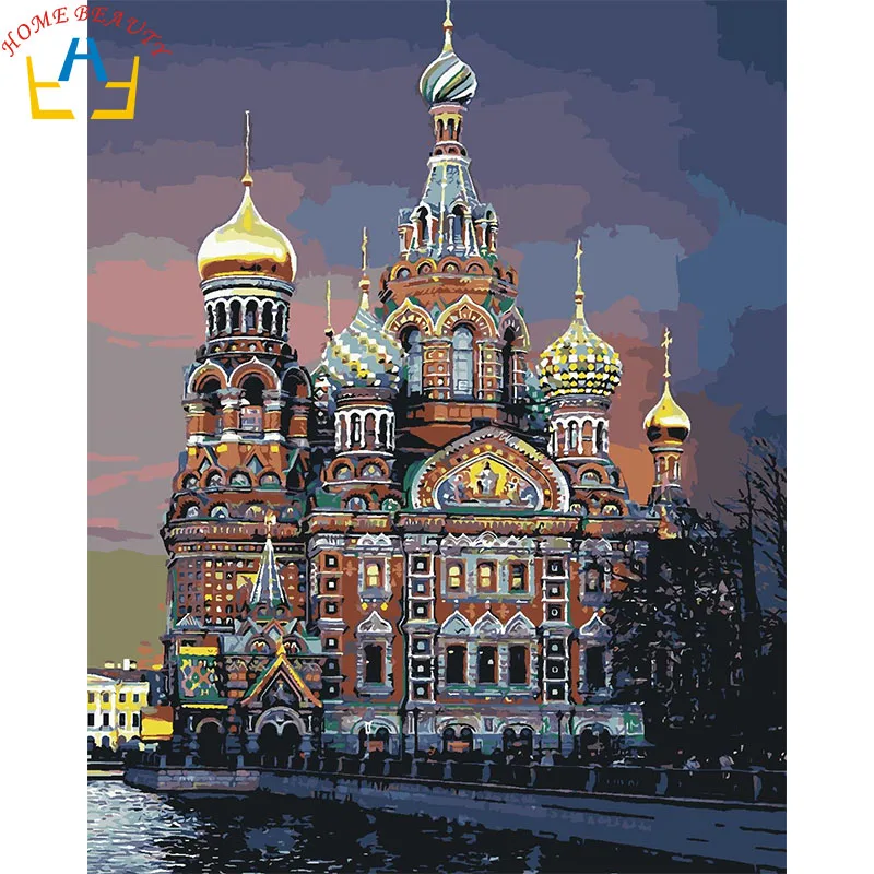 New home decor pictures on canvas diy oil painting by numbers drawing nodular picture one the wall art landscape castle JY131
New home decor pictures on canvas diy oil painting by numbers drawing nodular picture one the wall art landscape castle JY131