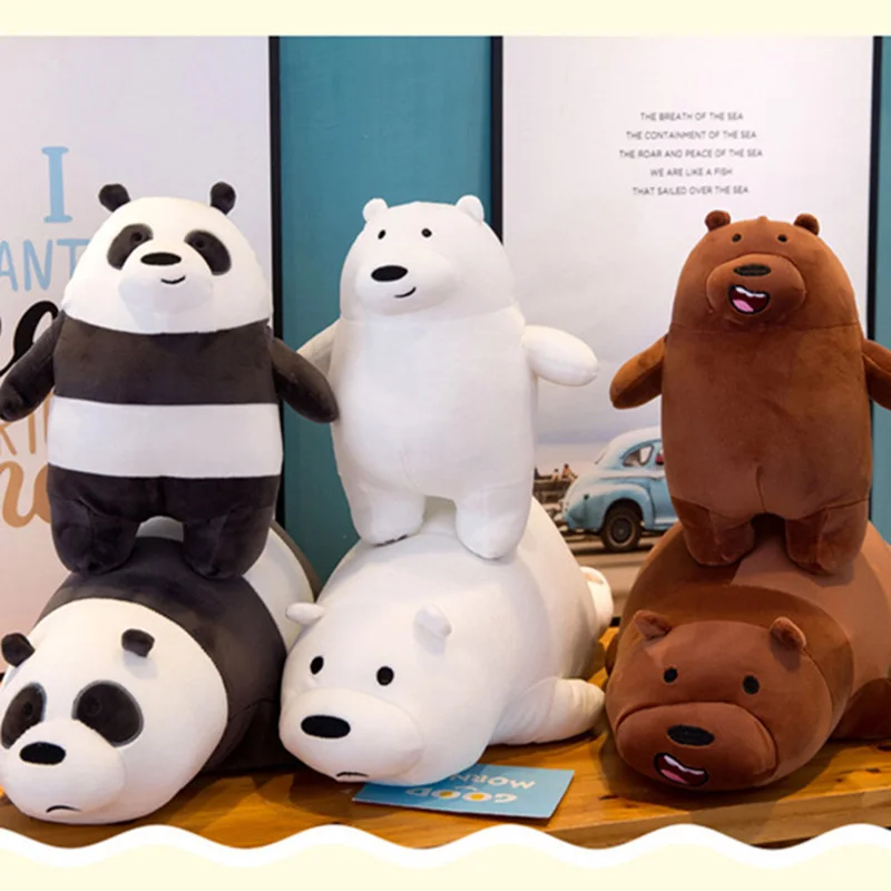 Kawaii We Bare Bears Plush Toys Panda Stuffed Animals Anime Dolls Soft Toys for Children Christmas Birthday Gift
Kawaii We Bare Bears Plush Toys Panda Stuffed Animals Anime Dolls Soft Toys for Children Christmas Birthday Gift