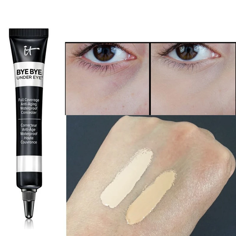 It Cosmetics BYE BYE UNDER EYE Makeup Base Concealer Cream Full Cover Dark Circle Eyes Make Up Skin Brighten Cream
It Cosmetics BYE BYE UNDER EYE Makeup Base Concealer Cream Full Cover Dark Circle Eyes Make Up Skin Brighten Cream