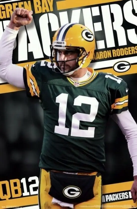 N2444 Green Bay Packers Aaron Rodgers Wall Sticker Silk Fabric Poster Art Indoor Decor Bright
N2444 Green Bay Packers Aaron Rodgers Wall Sticker Silk Fabric Poster Art Indoor Decor Bright