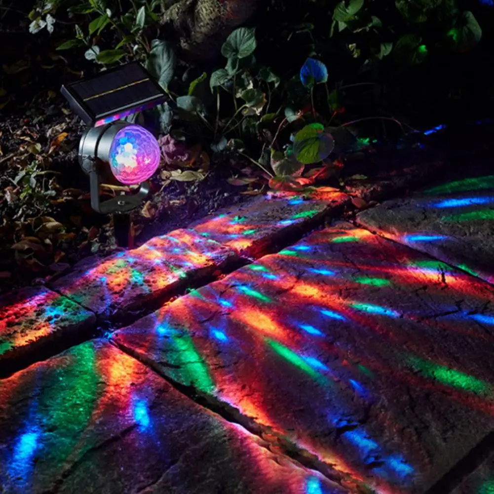 HobbyLane Solar-Powered LED Rotating Colourful Projection Lamp Sound Sensor Magic Ball Yard Garden Festival Wedding Decoration
HobbyLane Solar-Powered LED Rotating Colourful Projection Lamp Sound Sensor Magic Ball Yard Garden Festival Wedding Decoration