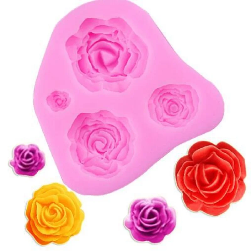 Pink Rose Flowers Shaped Fondant Silicone Mold Craft Chocolate Baking Mold Cake Decorating Tools Kitchen Pastry Tool
Pink Rose Flowers Shaped Fondant Silicone Mold Craft Chocolate Baking Mold Cake Decorating Tools Kitchen Pastry Tool