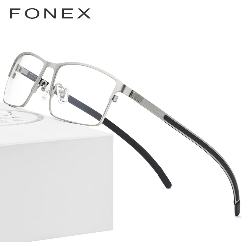 Titanium Alloy Optical Glasses Frame Men Ultralight Square Myopia Prescription Eyeglasses 2019 Male Korean Screwless Eyewear 982
Titanium Alloy Optical Glasses Frame Men Ultralight Square Myopia Prescription Eyeglasses 2019 Male Korean Screwless Eyewear 982