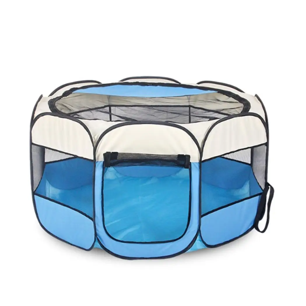 Pet Tent Portable Detachable House Puppy Blue, Pink, Red 8 Angular Design Soft Home Dog Kennel Cat Cage
Pet Tent Portable Detachable House Puppy Blue, Pink, Red 8 Angular Design Soft Home Dog Kennel Cat Cage