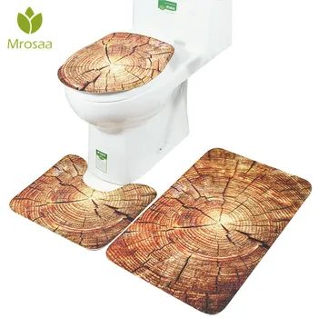 3 Pcs/Set Bathroom Mats Rugs 3D Wood Pattern Soft Flannel Shower Bath Toilet Rugs Combination with Lid Toilet Cover + Toilet Mat
3 Pcs/Set Bathroom Mats Rugs 3D Wood Pattern Soft Flannel Shower Bath Toilet Rugs Combination with Lid Toilet Cover + Toilet Mat