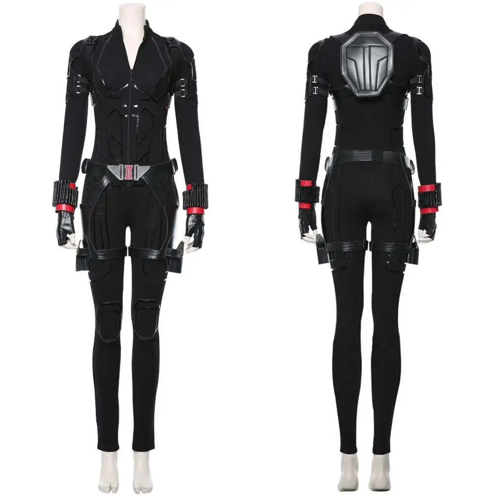 

Avengers Endgame Black Widow Cosplay Costume Natasha Romanoff Jumpsuit Full Set Halloween Carnival Party Costumes