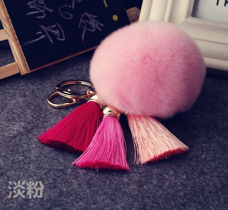 Hot sale Tassel Pompom Car Key Ring Pendant Fur Ball Keychain Rabbit Fur Plush Fur Key Chian POM POM Keychain TKK007-pink
Hot sale Tassel Pompom Car Key Ring Pendant Fur Ball Keychain Rabbit Fur Plush Fur Key Chian POM POM Keychain TKK007-pink