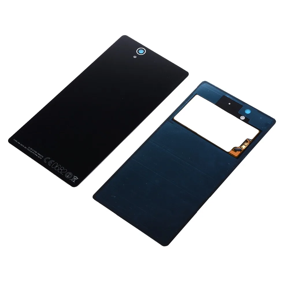 

Housing Rear Back Cover For Sony Xperia Z L36 LT36 L36H C6902 C6606 C6603 C6602 C6601 Battery Glass Door Cover+NFC