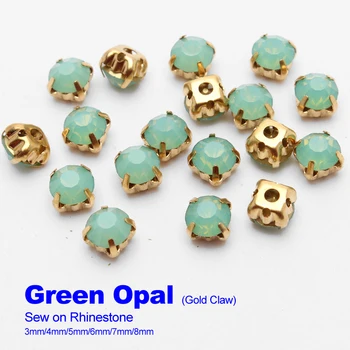 Sew on Rhinestones Green Opal Gold claw 4mm/5mm/6mm/7mm/8mm use for DIY accessories free shipping
Sew on Rhinestones Green Opal Gold claw 4mm/5mm/6mm/7mm/8mm use for DIY accessories free shipping