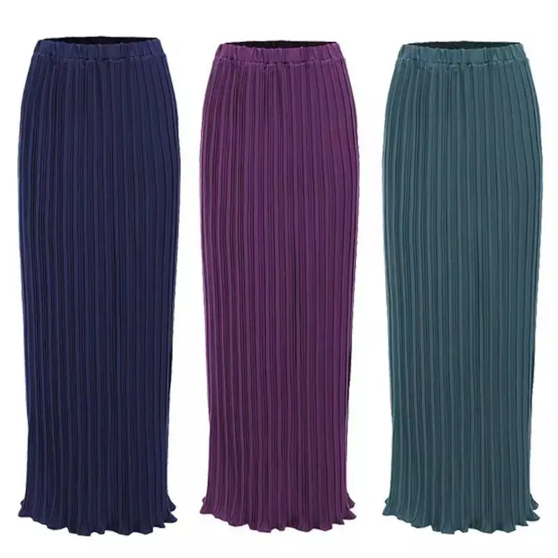 Maxi Muslim Women pleated skirts fashion elegant daily wearing with falbala Half Long ankle skirts SK9017
Maxi Muslim Women pleated skirts fashion elegant daily wearing with falbala Half Long ankle skirts SK9017