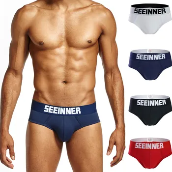 Cotton Men's Underwear New Sexy Letter Print Low Waist Soft and Comfortable Breathable Briefs Fashion Casual Daily Bragas #Z
Cotton Men's Underwear New Sexy Letter Print Low Waist Soft and Comfortable Breathable Briefs Fashion Casual Daily Bragas #Z