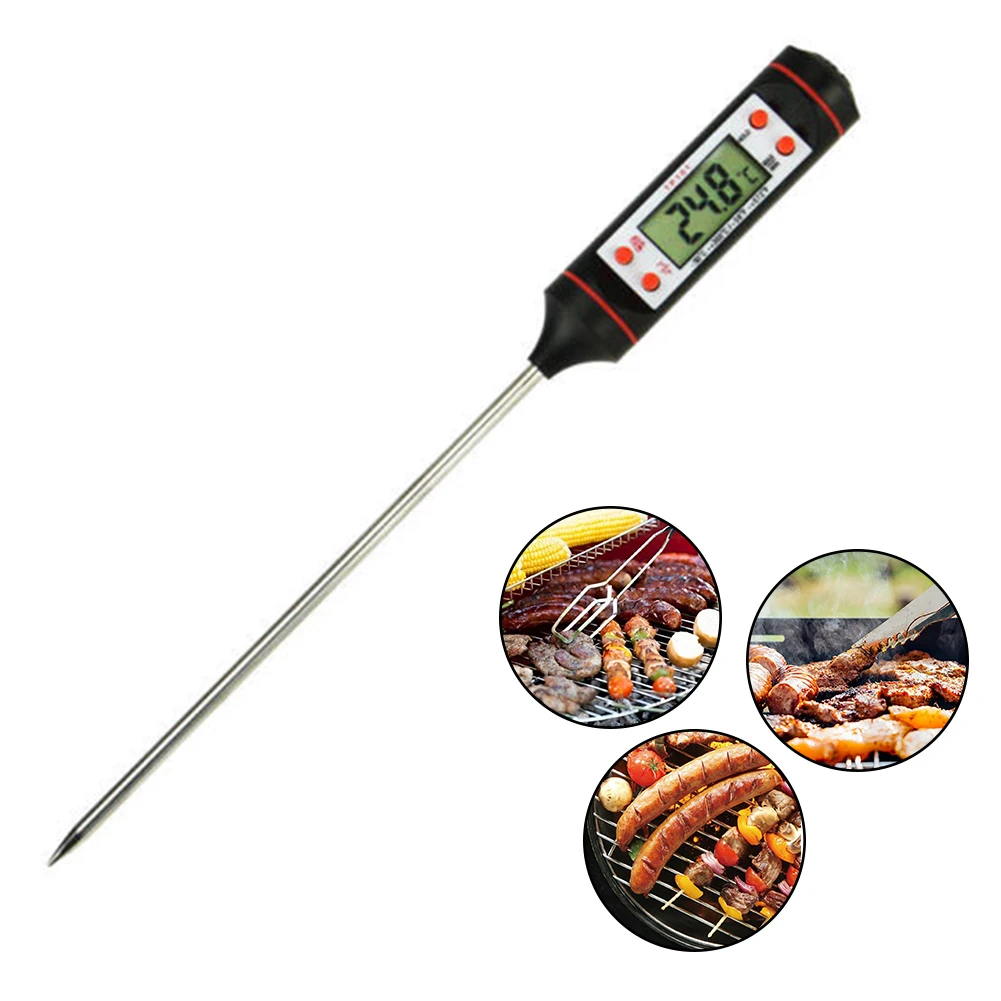 New Arrival Kitchen Tools Stainless Steel Kitchen Electronic Cooking Tools Probe BBQ Digital Meat Thermometer
New Arrival Kitchen Tools Stainless Steel Kitchen Electronic Cooking Tools Probe BBQ Digital Meat Thermometer