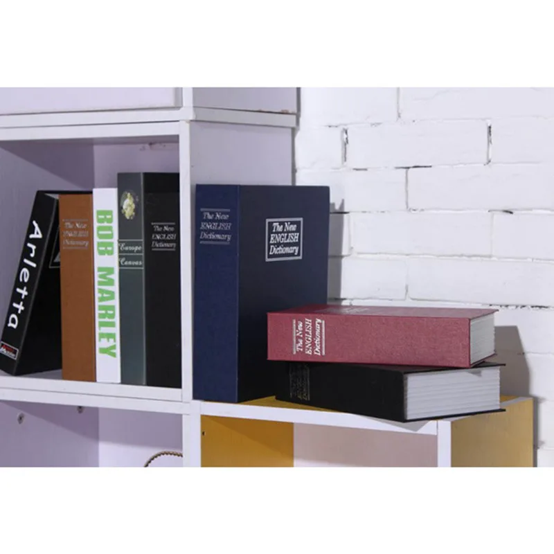 Security Simulation Dictionary Book Hidden Safes Case Home Cash Money Jewelry Locker Secret Safe Storage Box with Key Lock
Security Simulation Dictionary Book Hidden Safes Case Home Cash Money Jewelry Locker Secret Safe Storage Box with Key Lock
