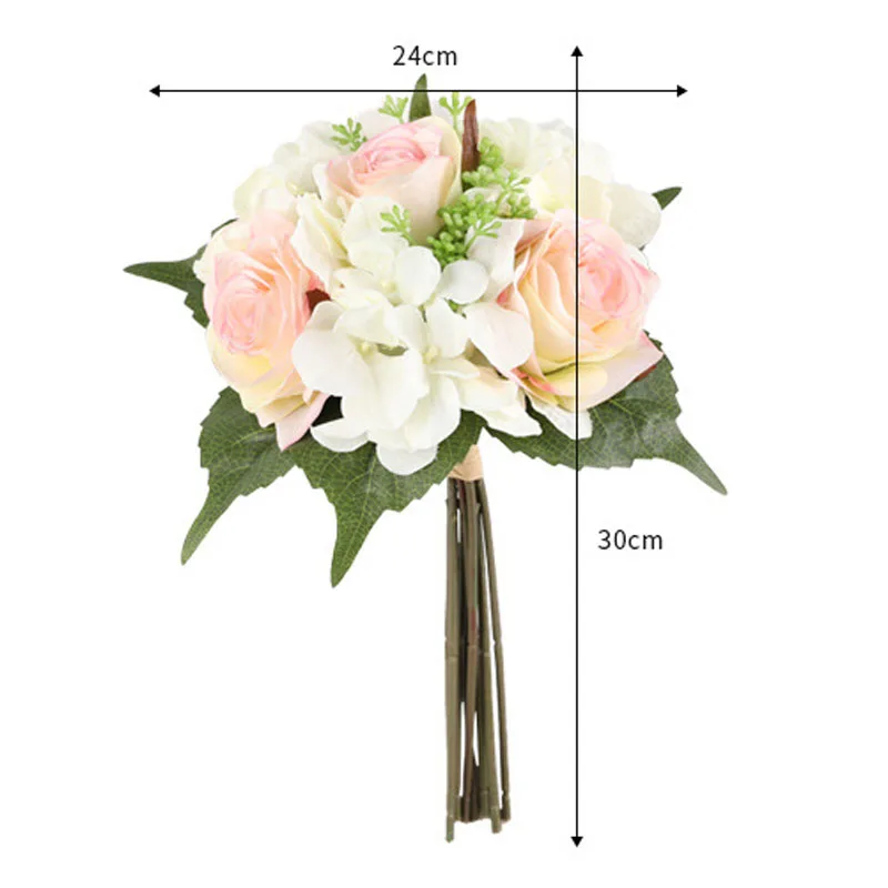 2019 NEW Artificial Flowers Rose Wedding Decoration Bride Holding Flowers High-grade Crepe Bunch Hydrangea Simulation Bouquet
2019 NEW Artificial Flowers Rose Wedding Decoration Bride Holding Flowers High-grade Crepe Bunch Hydrangea Simulation Bouquet
