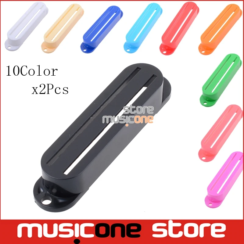 2Pcs Multi Color Plastic Dual Rail Electric Guitar Pickup Cover Two-line Pickup Cover
2Pcs Multi Color Plastic Dual Rail Electric Guitar Pickup Cover Two-line Pickup Cover