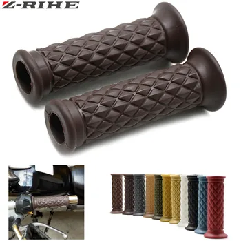 Vintage Retro Hand Grip Motorcycle Grips 7/8" 22mm Brown Diamond Handlebar Hand Grip and Bar Ends
Vintage Retro Hand Grip Motorcycle Grips 7/8" 22mm Brown Diamond Handlebar Hand Grip and Bar Ends