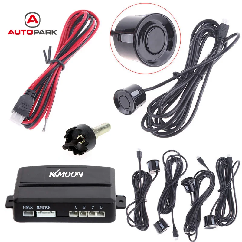 KKMOON Car Parking Sensor With 4 Sensors Auto Car Parking Reverse Backup Radar Detector Monitor Kit Sound Alert Alarm Indicator
KKMOON Car Parking Sensor With 4 Sensors Auto Car Parking Reverse Backup Radar Detector Monitor Kit Sound Alert Alarm Indicator