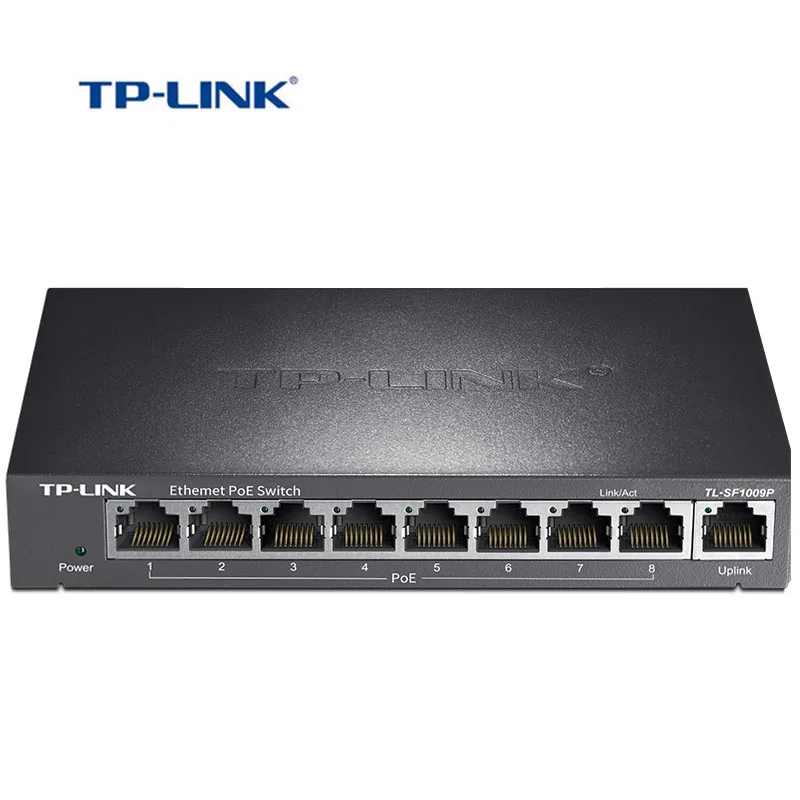 TP-Link 9 Port 10/100Mbps Fast PoE switch Power Over Ethernet IEEE802.3af Wireless AP For IP Camera (TL-SF1009P)
TP-Link 9 Port 10/100Mbps Fast PoE switch Power Over Ethernet IEEE802.3af Wireless AP For IP Camera (TL-SF1009P)