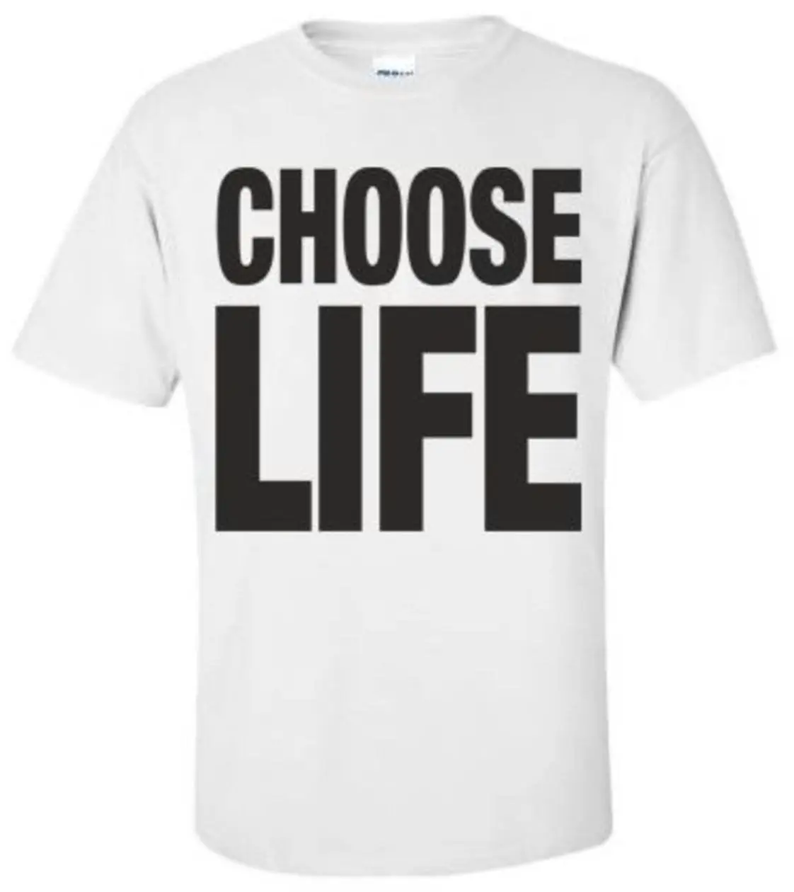 Мужская футболка с принтом CHOOSE LIFE недорогая Футболка Джорджа Майкла опт футболки