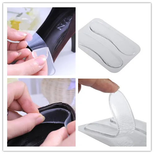 New 1 Pair Women Self-adhesive Silicone Gel Heel Cushion Foot Care Shoe Pads Shoe Insoles High Quality Foot Care Tool
New 1 Pair Women Self-adhesive Silicone Gel Heel Cushion Foot Care Shoe Pads Shoe Insoles High Quality Foot Care Tool