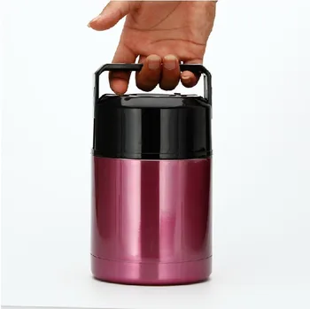 Double stainless steel vacuum pot pot smoldering portable cooler of large capacity bento boxes 1000ml
Double stainless steel vacuum pot pot smoldering portable cooler of large capacity bento boxes 1000ml