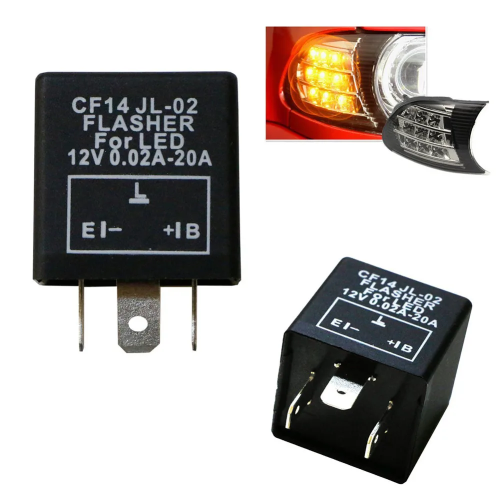 1 Piece 3-Pin 12V CF14 Electronic LED Flasher Relays For Car LED Related Turn Signal Bulbs Light Hyper Flash Fix
1 Piece 3-Pin 12V CF14 Electronic LED Flasher Relays For Car LED Related Turn Signal Bulbs Light Hyper Flash Fix
