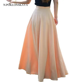 HOT Maxi Long Skirt Women ladies Pleated Beach Skirts A line High Waist Womens Black Saia Longa Jupe Femme faldas mujer
HOT Maxi Long Skirt Women ladies Pleated Beach Skirts A line High Waist Womens Black Saia Longa Jupe Femme faldas mujer