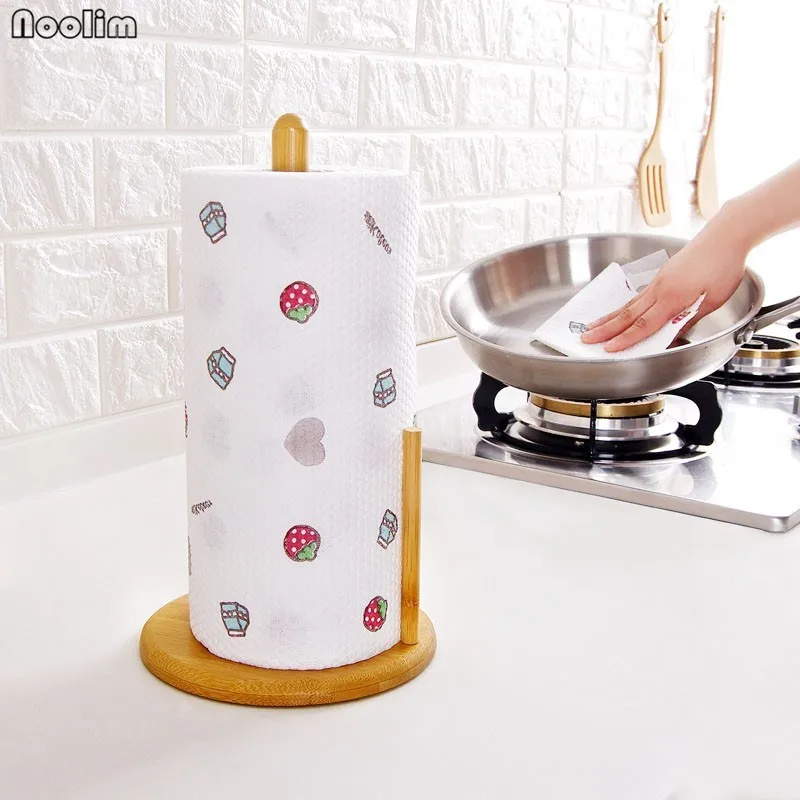NOOLIM Kitchen Counter Natural Bamboo Standing Paper Towel Holder Tissue Roll Paper Dispenser Rack Kitchen Storage Accessories
NOOLIM Kitchen Counter Natural Bamboo Standing Paper Towel Holder Tissue Roll Paper Dispenser Rack Kitchen Storage Accessories