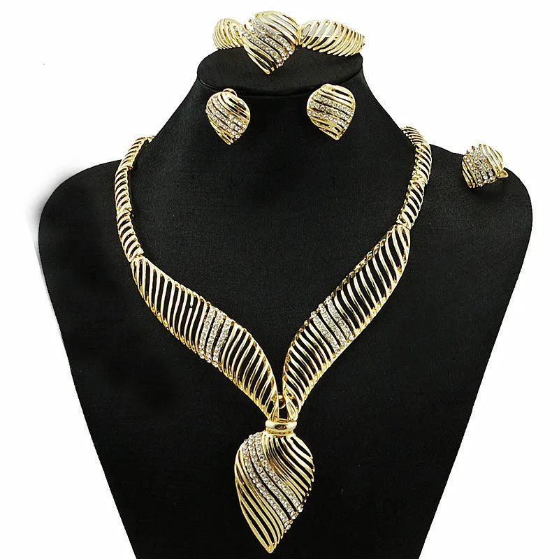 gold jewelry sets big necklace women necklace 4 sets Jewelry Sets Necklace Bracelet Ring Set For Women Wedding
gold jewelry sets big necklace women necklace 4 sets Jewelry Sets Necklace Bracelet Ring Set For Women Wedding
