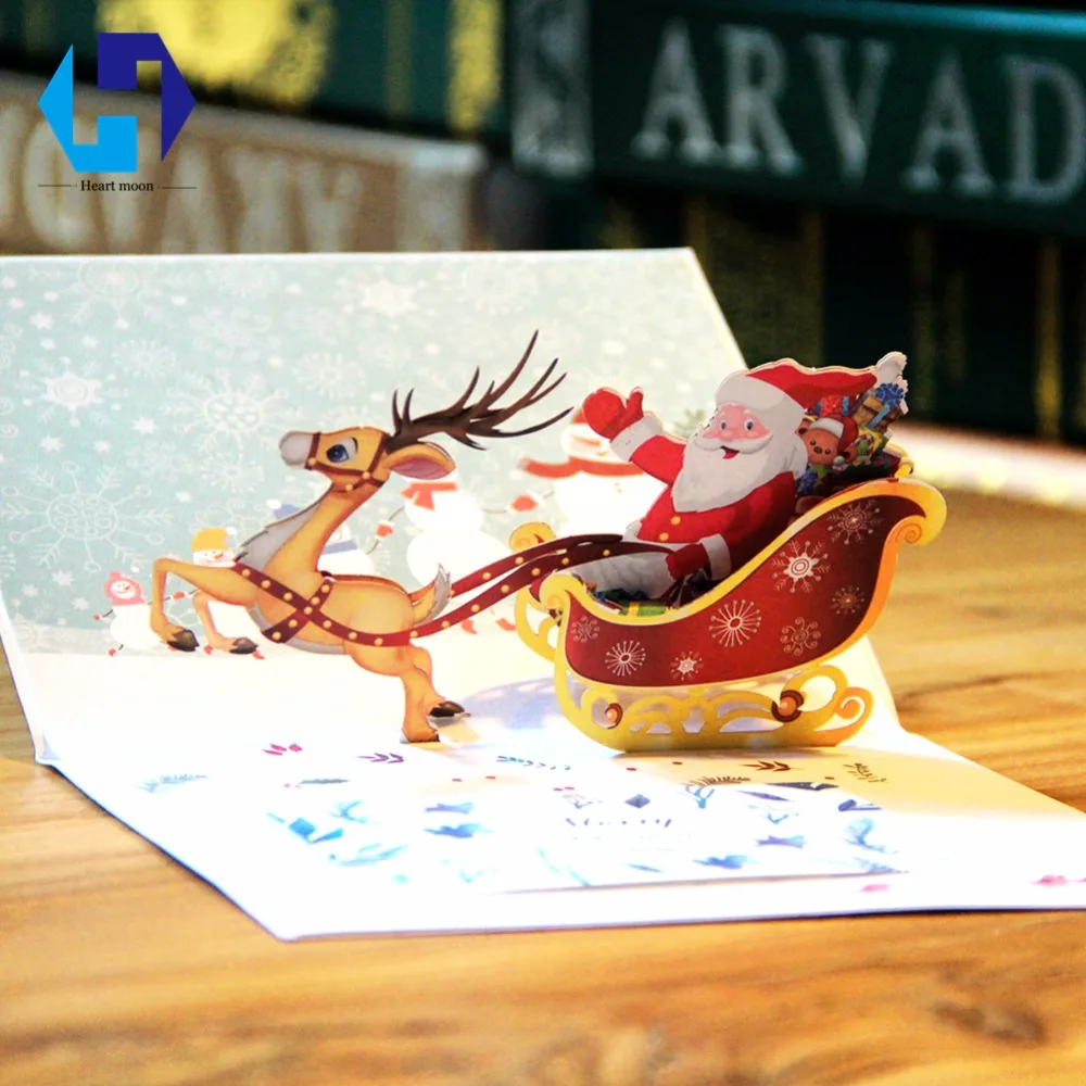 3D Merry Christmas Cards Winter Gift Pop Up Cards Christmas Party Invitations Decoration Laser Cut New Year Cards With Envelopes
3D Merry Christmas Cards Winter Gift Pop Up Cards Christmas Party Invitations Decoration Laser Cut New Year Cards With Envelopes