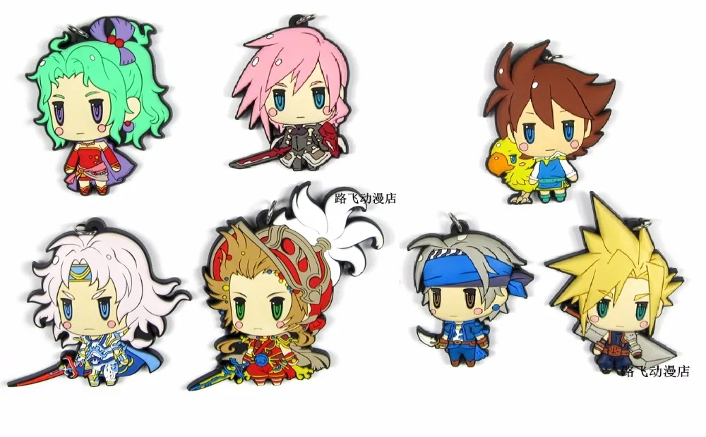 2019 New Arrival Final Fantasy Original Japanese anime figure rubber mobile phone charms keychain strap
2019 New Arrival Final Fantasy Original Japanese anime figure rubber mobile phone charms keychain strap