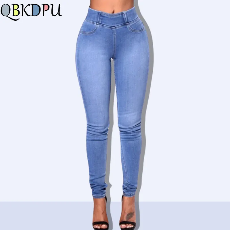 High Waist Slim Jeans Sexy Push Up Hip Denim Pants 2019 Women Elastic Waist Leggings Female Spring Fitness Long Casual trousers
High Waist Slim Jeans Sexy Push Up Hip Denim Pants 2019 Women Elastic Waist Leggings Female Spring Fitness Long Casual trousers