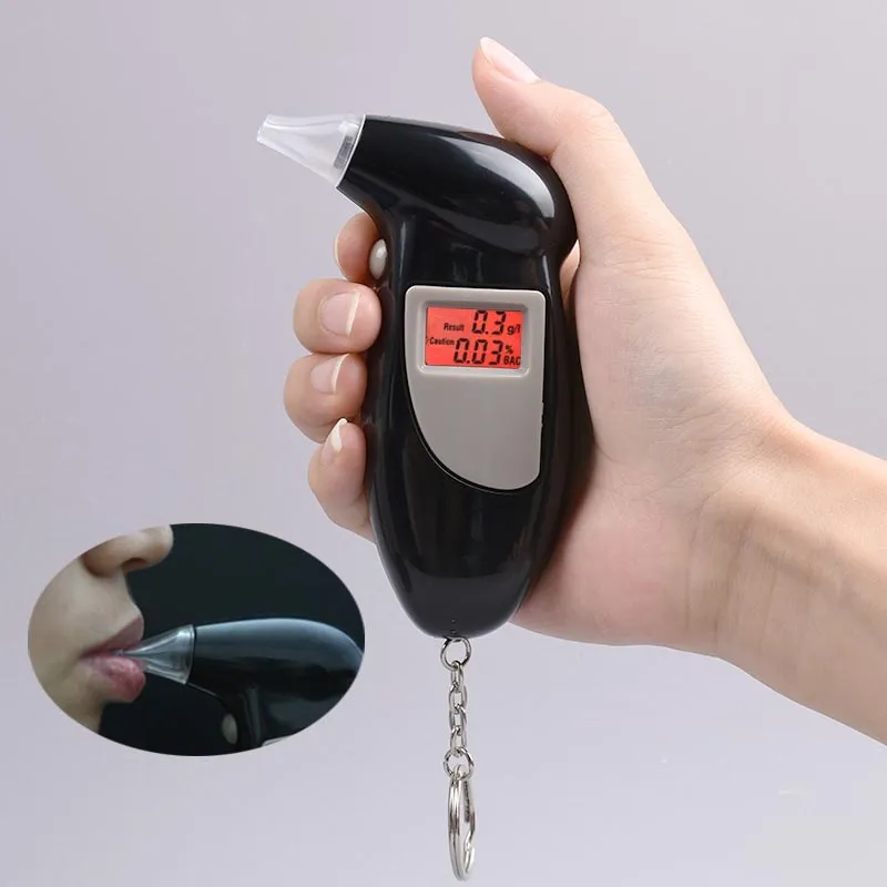 Portable alcohol testing instrument of drunk driving breath test LED display alcohol concentration tester
Portable alcohol testing instrument of drunk driving breath test LED display alcohol concentration tester