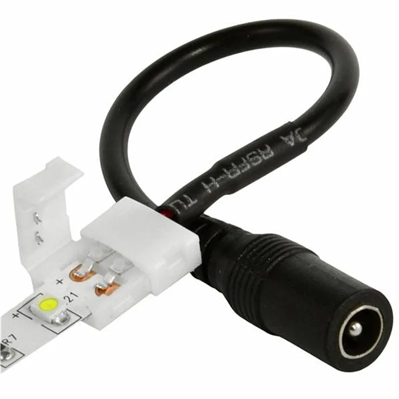 5/10 pcs 10mm 8mm 2pin Female Barrel DC Adapter Power LED Strip Connector Cable For SMD 5050 5630 3528 led Strip free Soldering 5/10 pcs 10mm 8mm 2pin Female Barrel DC Adapter Power LED Strip Connector Cable For SMD 5050 5630 3528 led Strip free Soldering