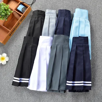 New Women Pleated Skirt with Shorts Schoolgirl Uniform Mini Skirt Solid Color High Waist Skirt with shorts Elastic Band
New Women Pleated Skirt with Shorts Schoolgirl Uniform Mini Skirt Solid Color High Waist Skirt with shorts Elastic Band