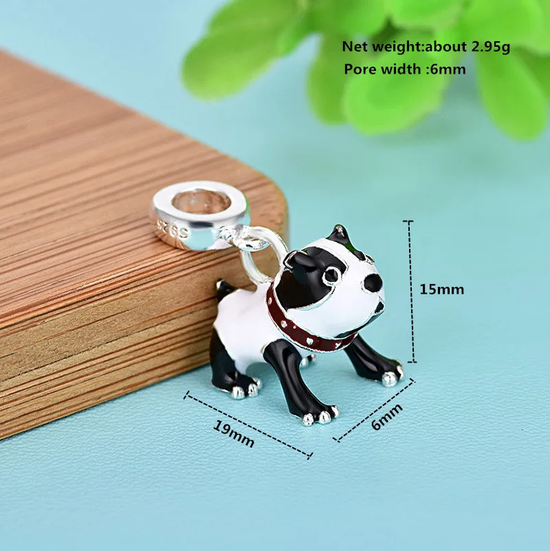 925 Sterling Silver Exquisite Earring DIY Accessory Cute Dog Small Pendant Charms fit for Woman Braceles Jewelry Findings
925 Sterling Silver Exquisite Earring DIY Accessory Cute Dog Small Pendant Charms fit for Woman Braceles Jewelry Findings
