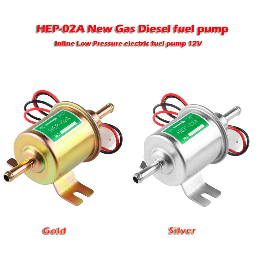 12V Electronic Fuel Pump HEP-02A New Gas Diesel Fuel Pump Inline Low Pressure Electric Fuel Pump 12V Professional Parts m13
12V Electronic Fuel Pump HEP-02A New Gas Diesel Fuel Pump Inline Low Pressure Electric Fuel Pump 12V Professional Parts m13