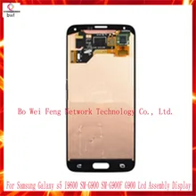 Original For Samsung Galaxy s5 I9600 SM-G900 SM-G900F G900 Lcd Assembly Display Touch Screen Digitizer Complete